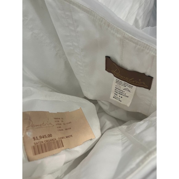 Demetrios Strapless Wedding Dress IL-3195 Illusions Discount Designer Dress - Picture 8 of 10